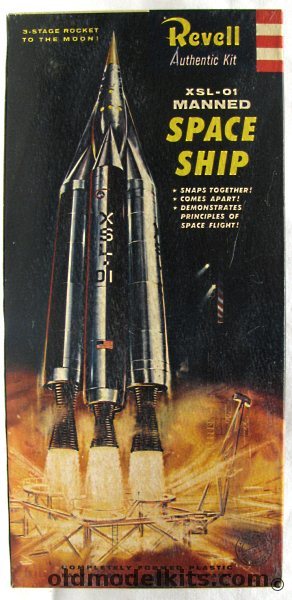 Revell 1/96 XSL-01 Manned Space Ship - 'S' Issue, H1800-198 plastic model kit